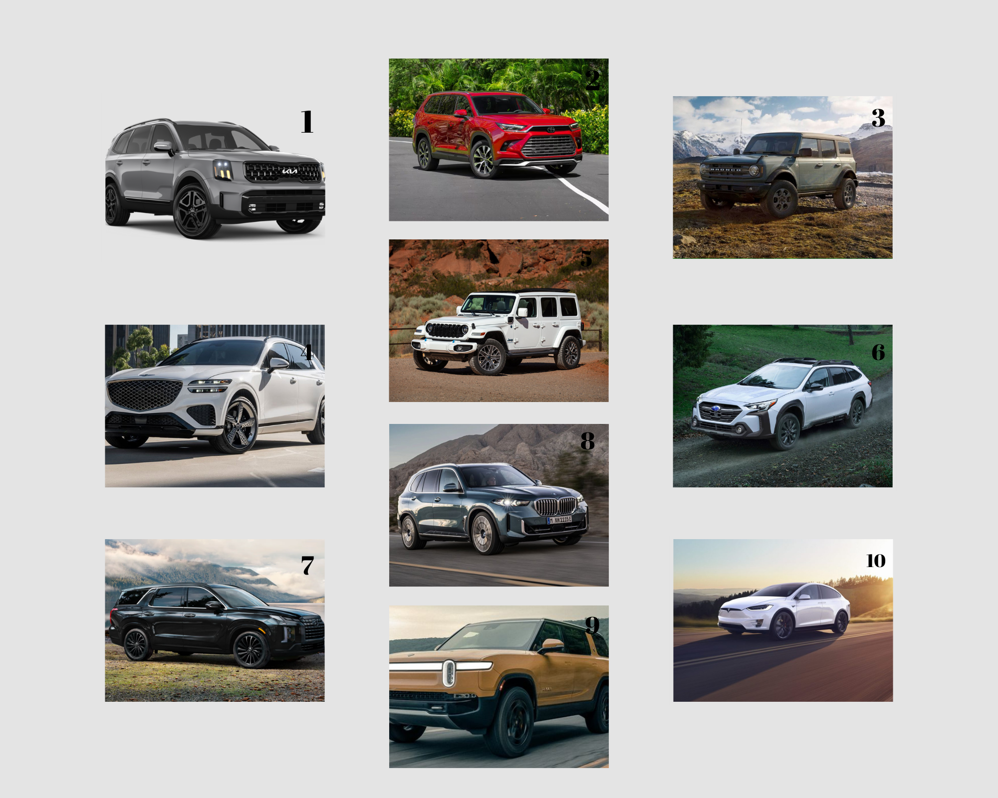 The 10 Best SUVs